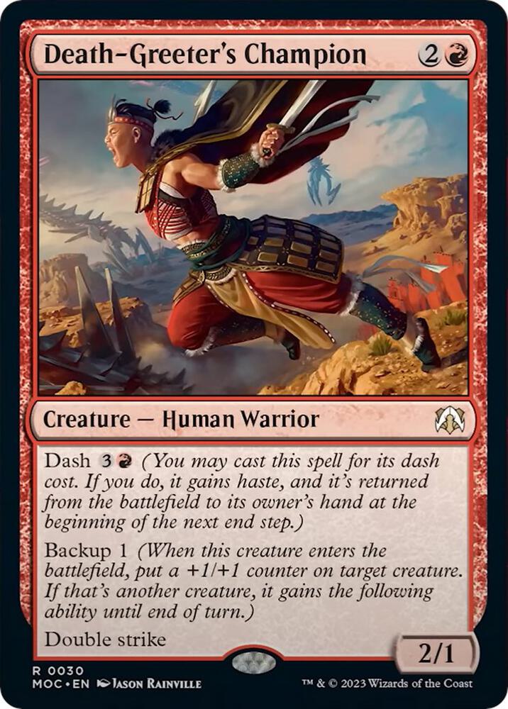 Death-Greeter's Champion (30) [March of the Machine Commander]