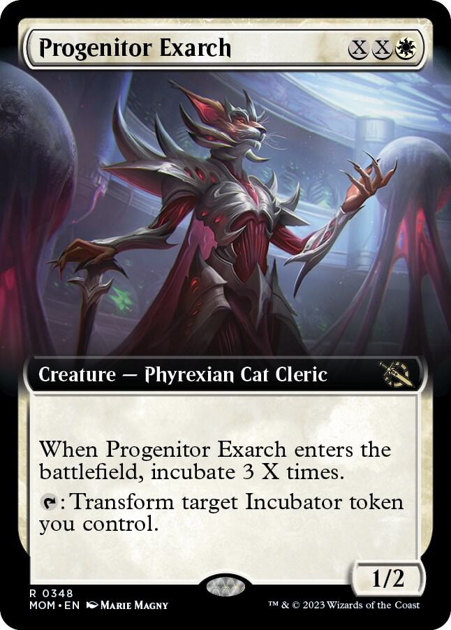 Progenitor Exarch (Extended Art) (348) [March of the Machine] [Extended Art]
