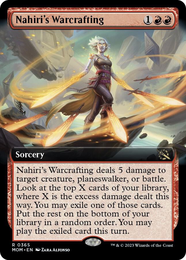 Nahiri's Warcrafting (Extended Art) (365) [March of the Machine] [Extended Art]