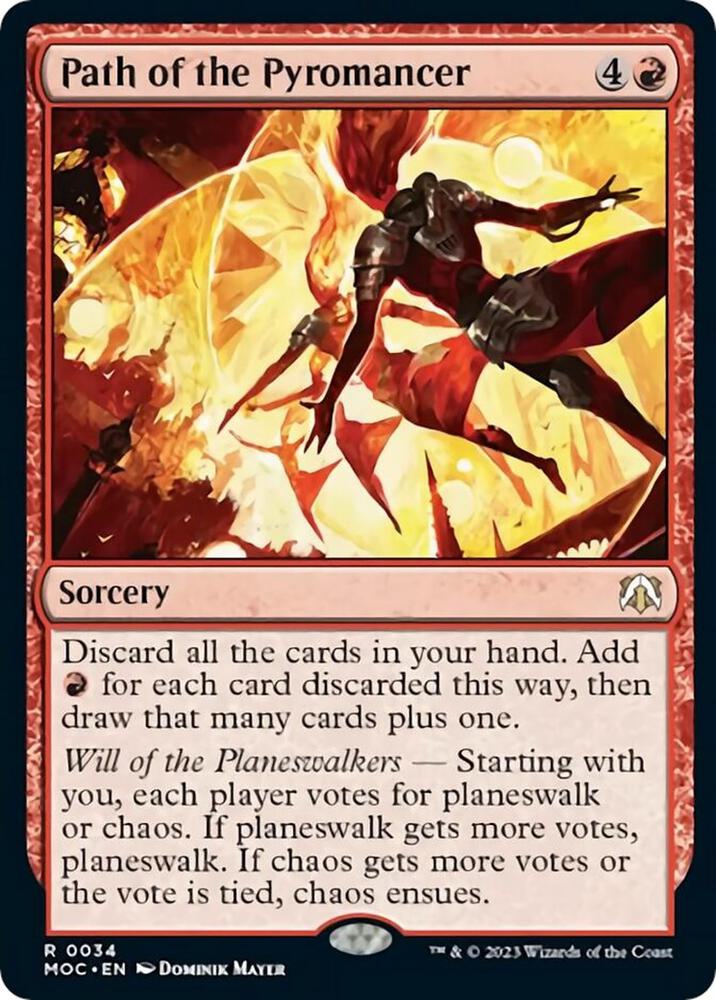 Path of the Pyromancer (34) [March of the Machine Commander]
