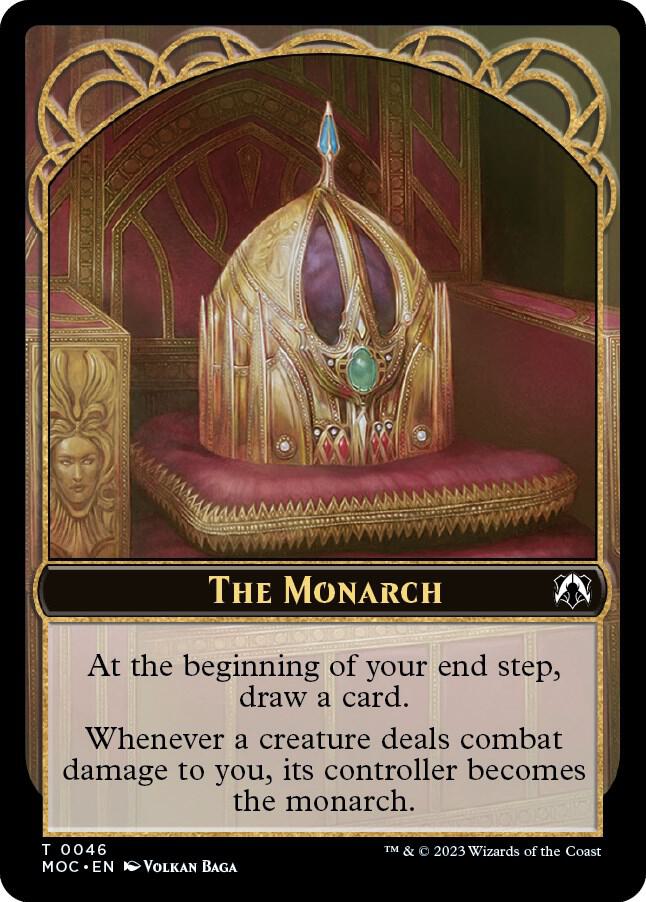 The Monarch // Shapeshifter Double-sided Token (46 //12) [March of the Machine Commander]
