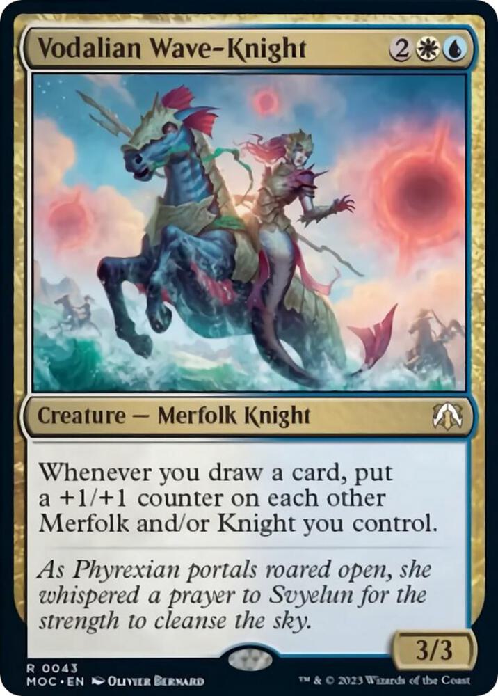 Vodalian Wave-Knight (43) [March of the Machine Commander]