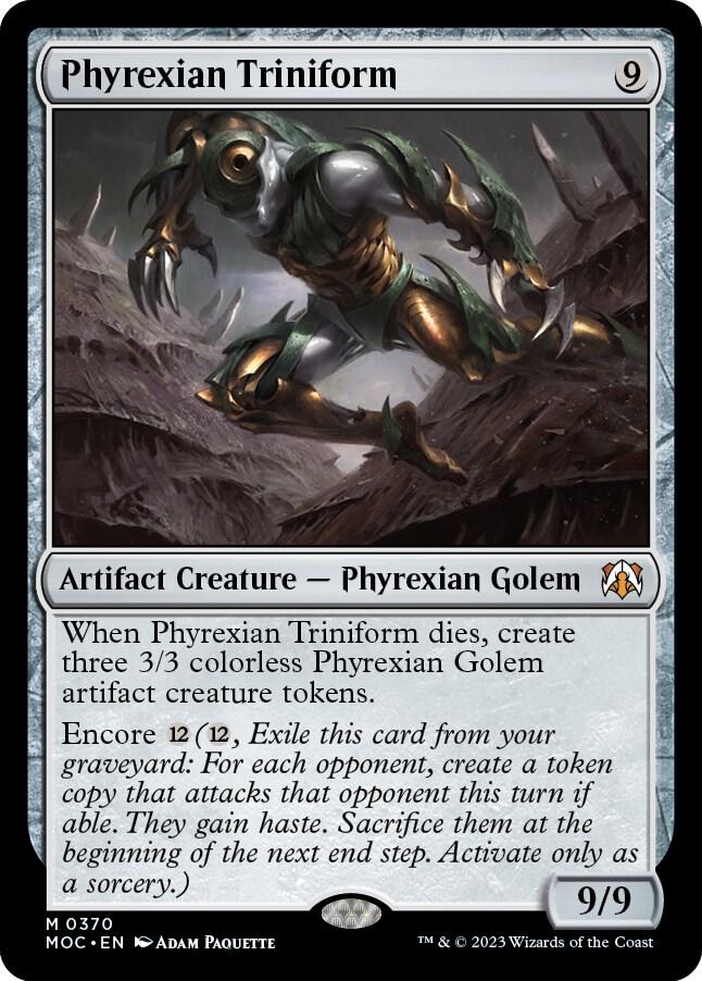 Phyrexian Triniform (370) [March of the Machine Commander]