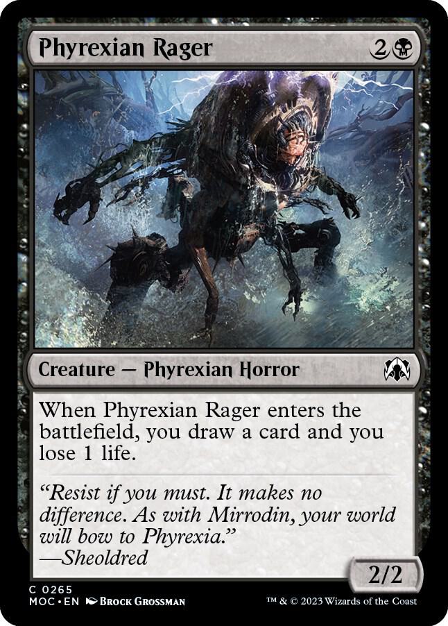 Phyrexian Rager (265) [March of the Machine Commander]