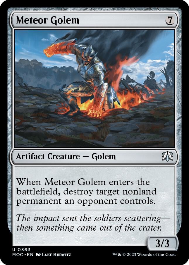 Meteor Golem (363) [March of the Machine Commander]
