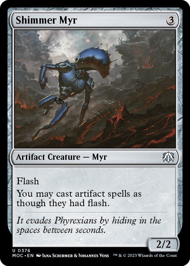 Shimmer Myr (376) [March of the Machine Commander]