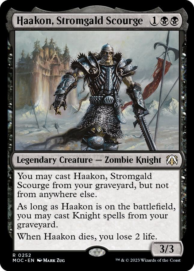 Haakon, Stromgald Scourge (252) [March of the Machine Commander]