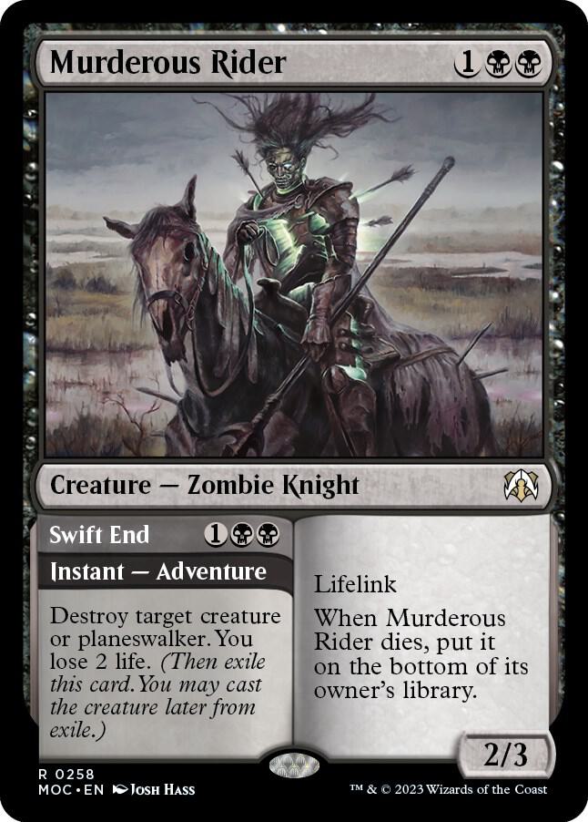 Murderous Rider (258) [March of the Machine Commander]