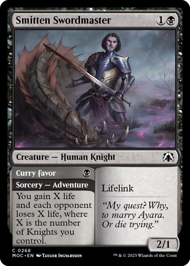 Smitten Swordmaster (268) [March of the Machine Commander]