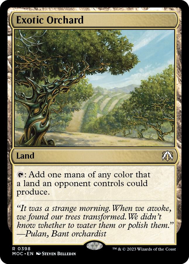 Exotic Orchard (398) [March of the Machine Commander]