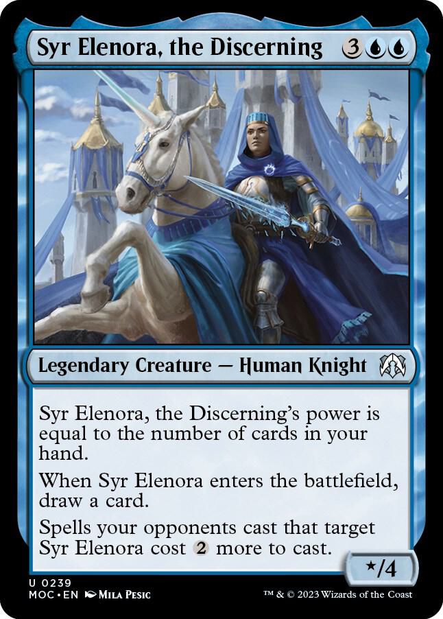 Syr Elenora, the Discerning (239) [March of the Machine Commander]
