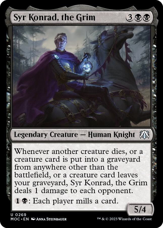 Syr Konrad, the Grim (269) [March of the Machine Commander]