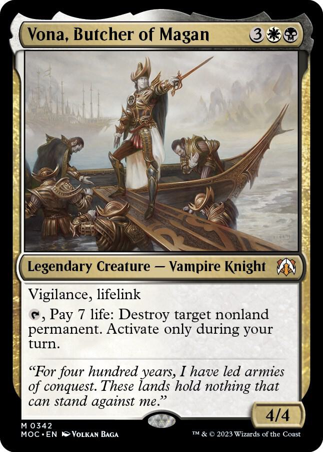 Vona, Butcher of Magan (342) [March of the Machine Commander]