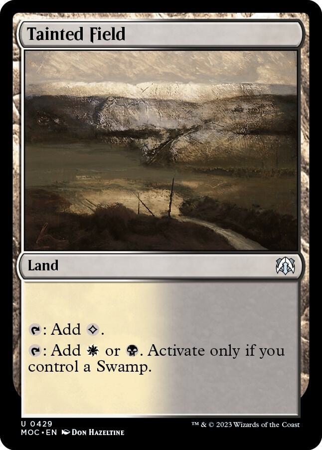 Tainted Field (429) [March of the Machine Commander]