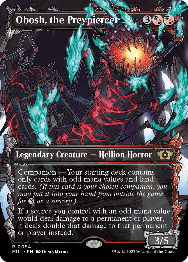 Obosh, the Preypiercer (54) [Multiverse Legends] [Showcase, Borderless]