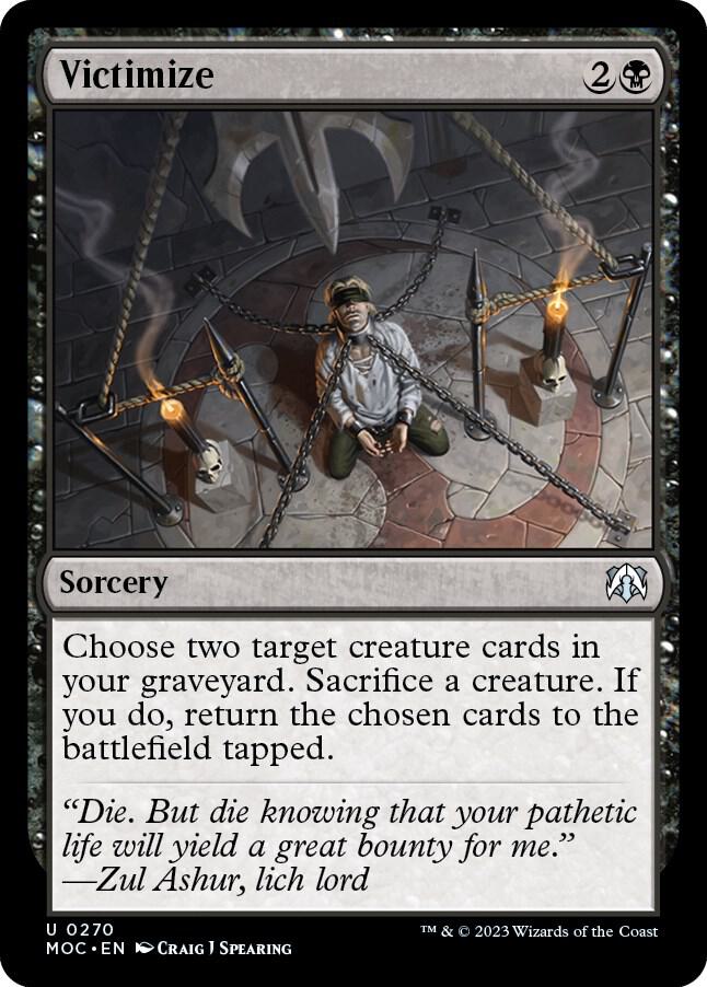 Victimize (270) [March of the Machine Commander]