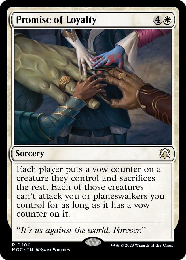Promise of Loyalty (200) [March of the Machine Commander]