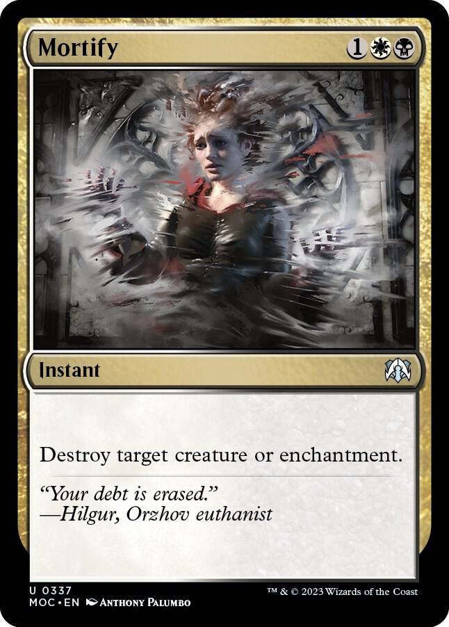 Mortify (337) [March of the Machine Commander]