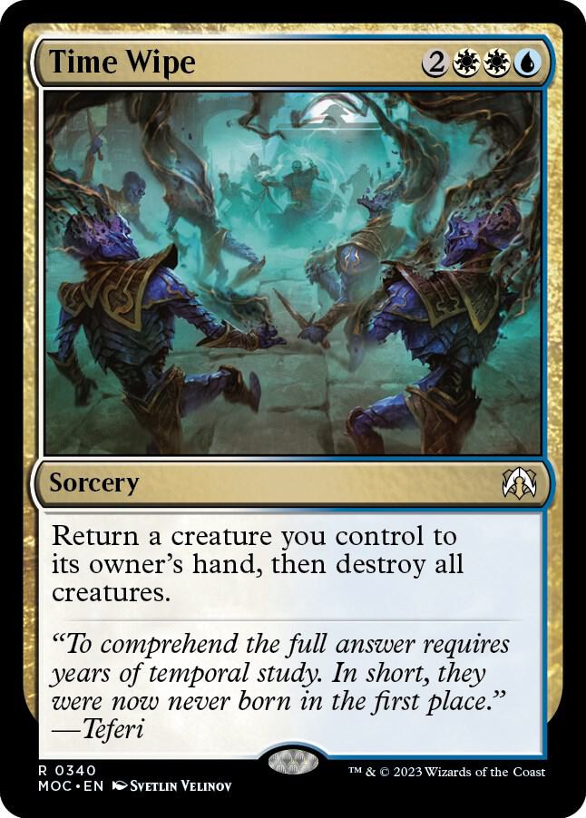 Time Wipe (340) [March of the Machine Commander]