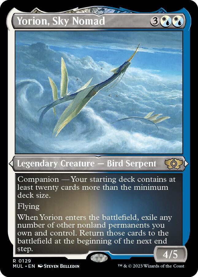 Yorion, Sky Nomad (Foil Etched) (129) [Multiverse Legends]