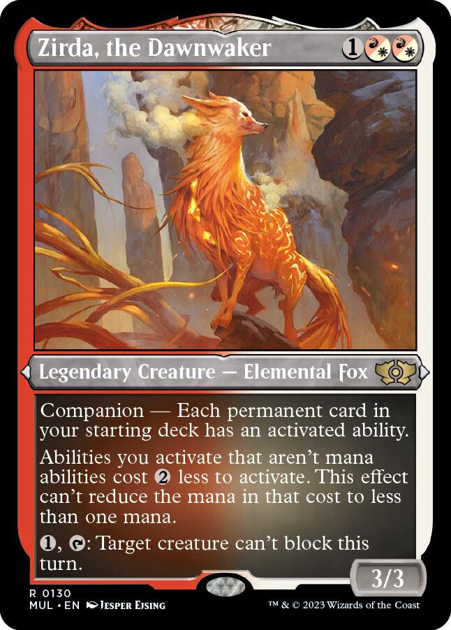 Zirda, the Dawnwaker (Foil Etched) (130) [Multiverse Legends]