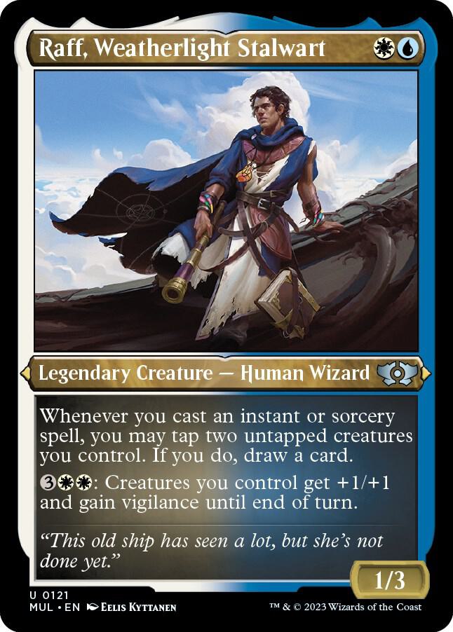 Raff, Weatherlight Stalwart (Foil Etched) (121) [Multiverse Legends]