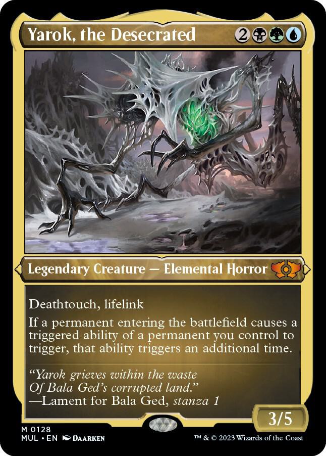 Yarok, the Desecrated (Foil Etched) (128) [Multiverse Legends]
