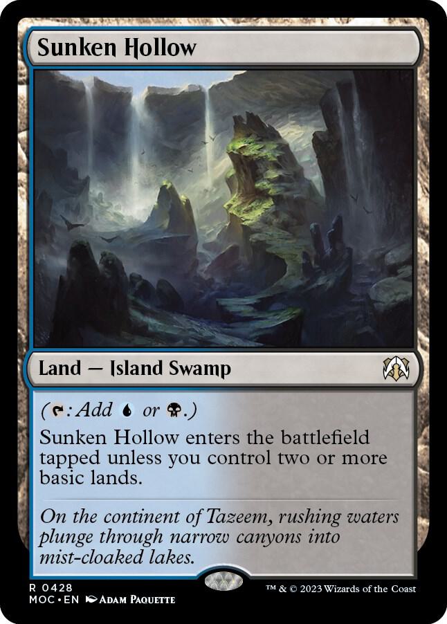 Sunken Hollow (428) [March of the Machine Commander]