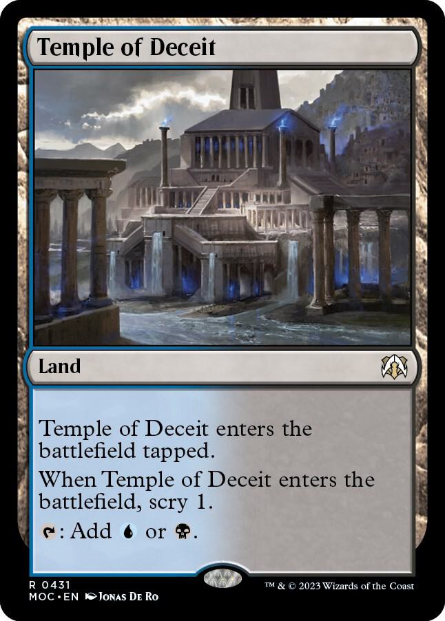 Temple of Deceit (431) [March of the Machine Commander]