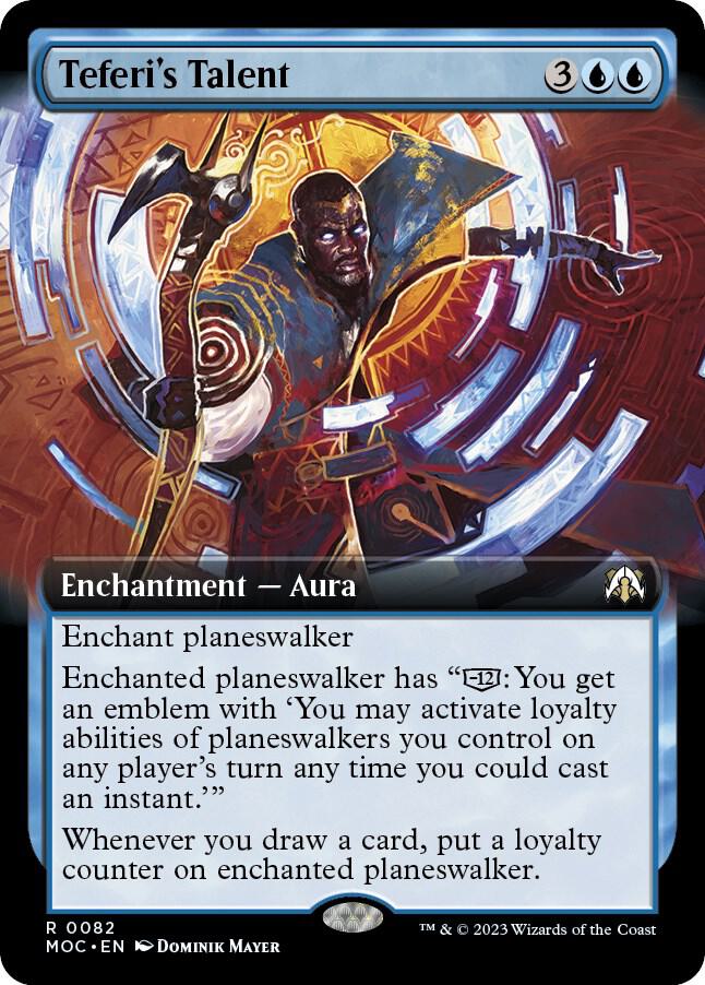 Teferi's Talent (Extended Art) (82) [March of the Machine Commander] [Extended Art]