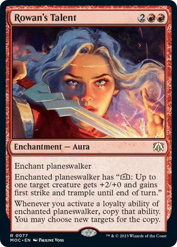 Rowan's Talent (77) [March of the Machine Commander]