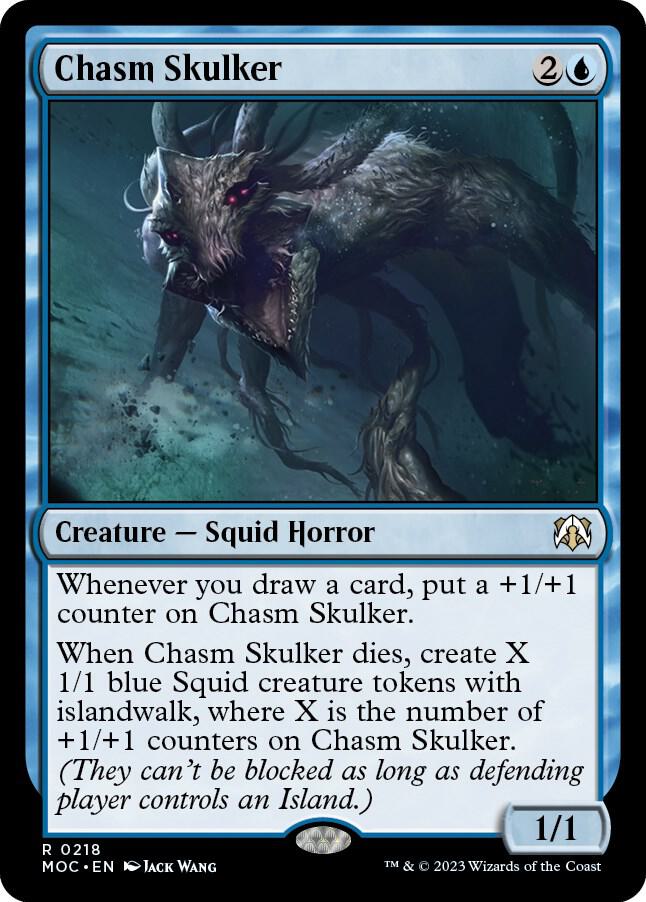 Chasm Skulker (218) [March of the Machine Commander]