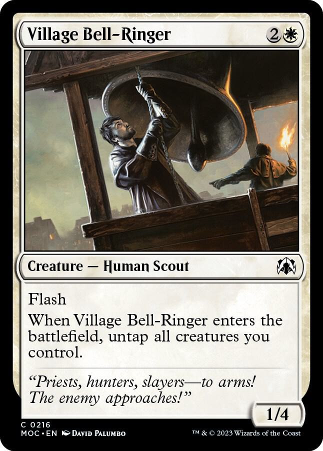 Village Bell-Ringer (216) [March of the Machine Commander]