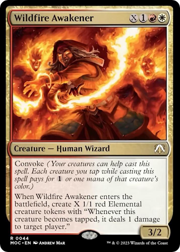 Wildfire Awakener (44) [March of the Machine Commander]