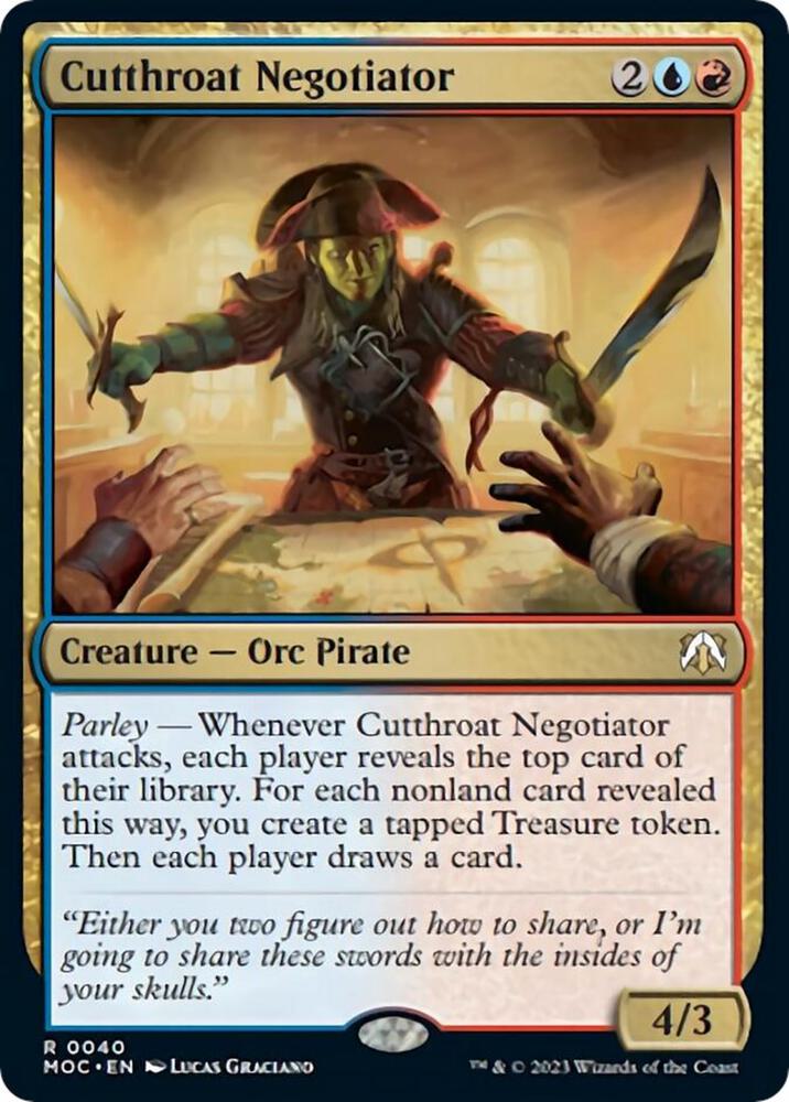 Cutthroat Negotiator (40) [March of the Machine Commander]