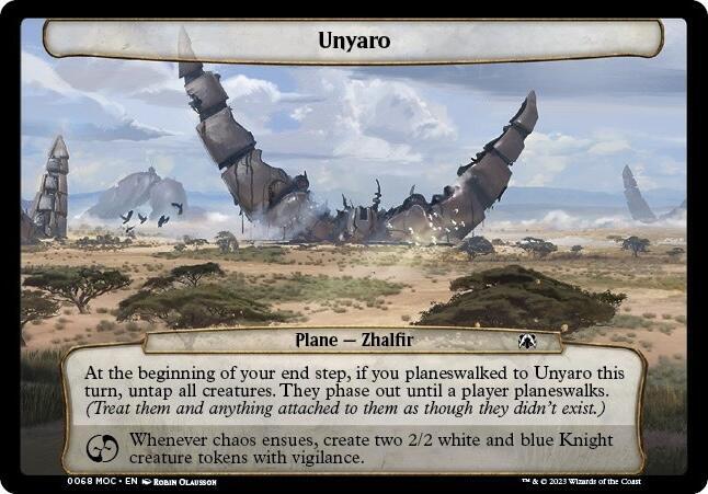 Unyaro (68) [Planechase: March of the Machine]