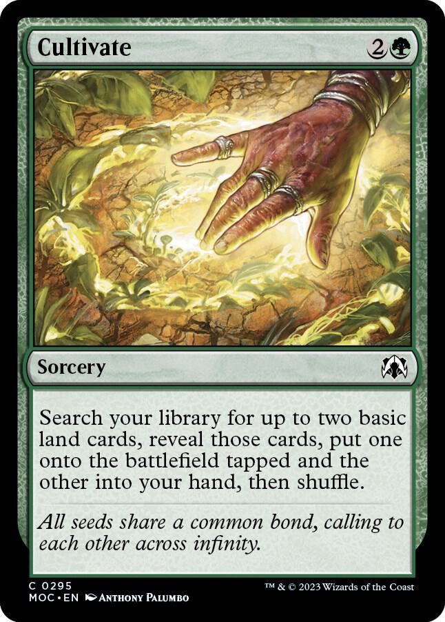 Cultivate (295) [March of the Machine Commander]