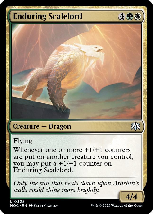 Enduring Scalelord (325) [March of the Machine Commander]