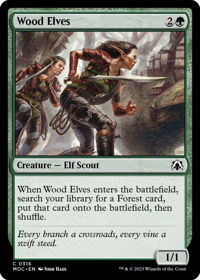 Wood Elves (316) [March of the Machine Commander]