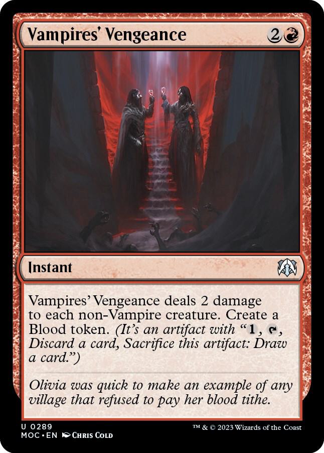 Vampires' Vengeance (289) [March of the Machine Commander]
