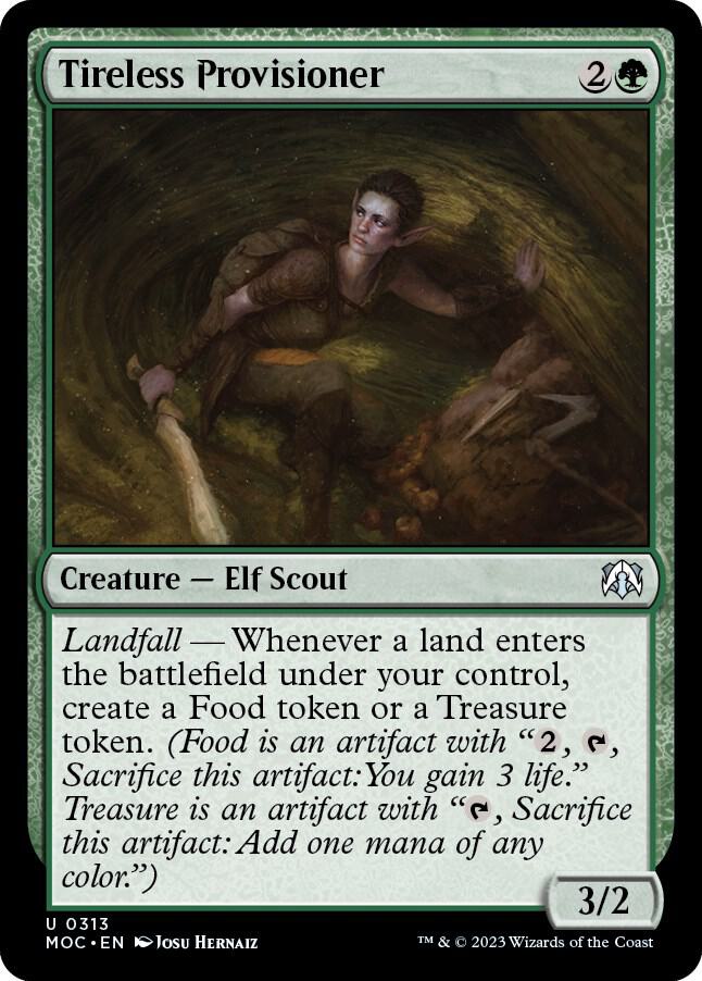 Tireless Provisioner (313) [March of the Machine Commander]