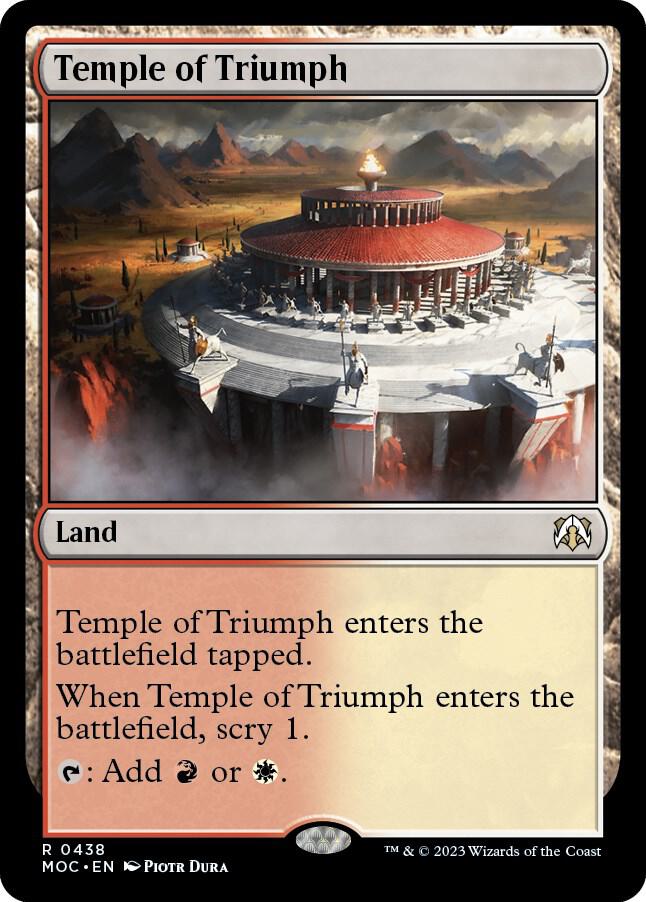 Temple of Triumph (438) [March of the Machine Commander]