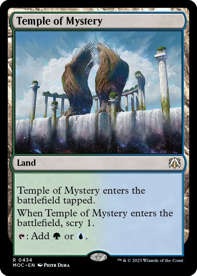 Temple of Mystery (434) [March of the Machine Commander]