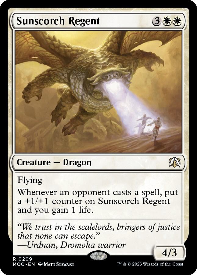 Sunscorch Regent (209) [March of the Machine Commander]