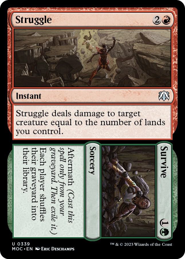 Struggle // Survive (339) [March of the Machine Commander]