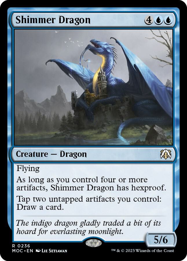 Shimmer Dragon (236) [March of the Machine Commander]