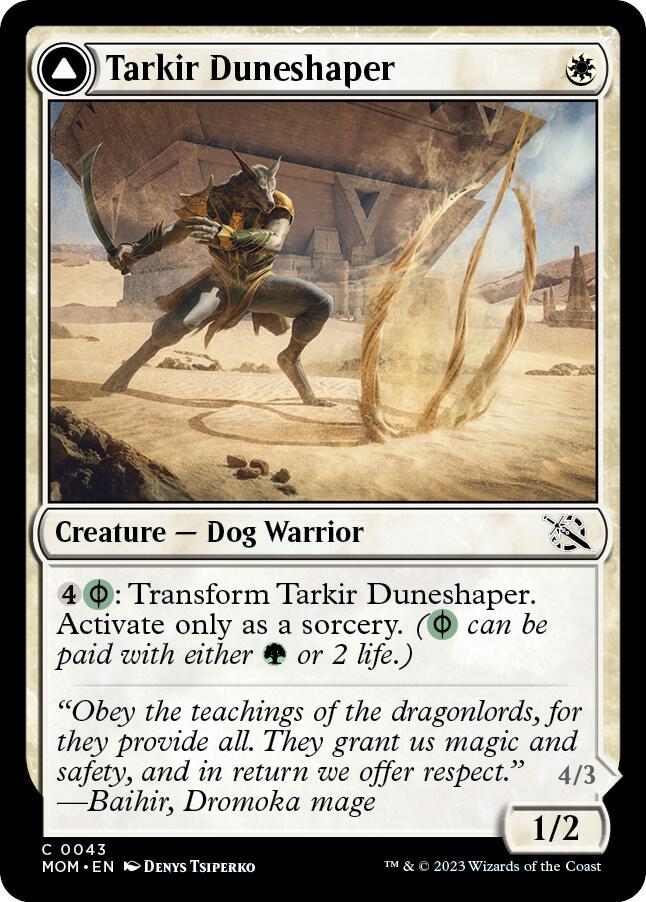 Tarkir Duneshaper (43) [March of the Machine]