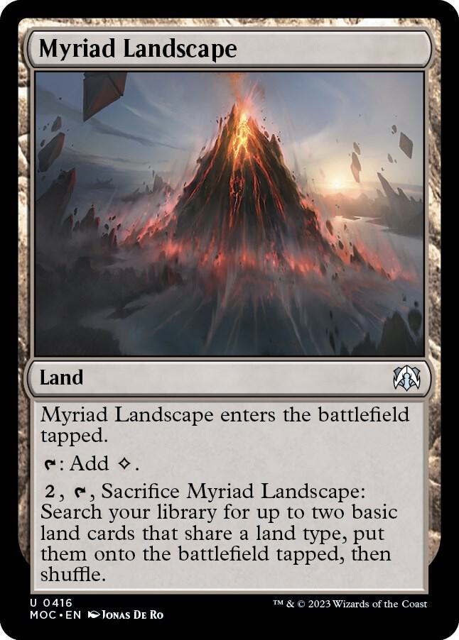 Myriad Landscape (416) [March of the Machine Commander]