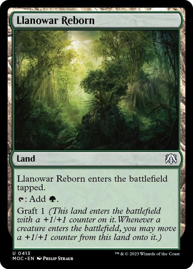 Llanowar Reborn (413) [March of the Machine Commander]