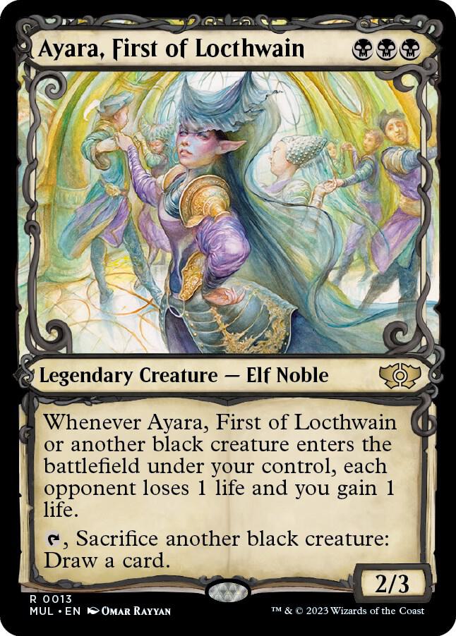 Ayara, First of Locthwain (13) [Multiverse Legends] [Showcase]